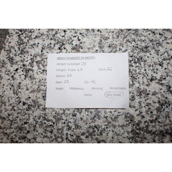 L.L. Bean Mountain Classic Insulated Anorak Hooded Nylon Black Size M - Picture 10 of 10